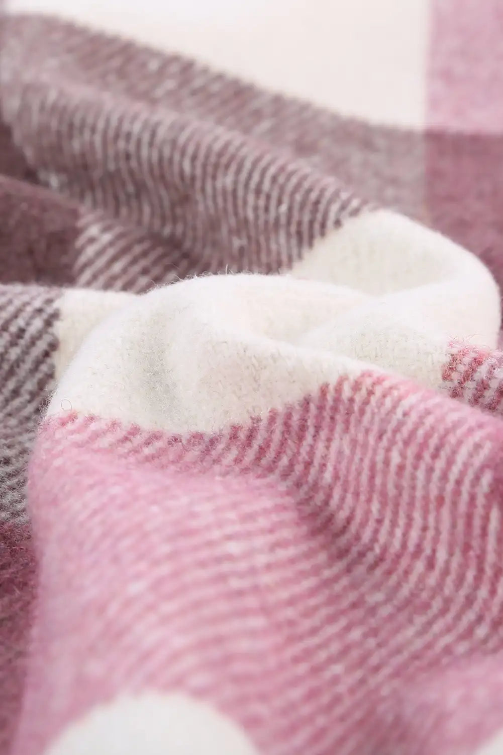 Veste à Carreaux en Bloque de Couleurs Kaki pour un Style d'Hiver Sans Effort