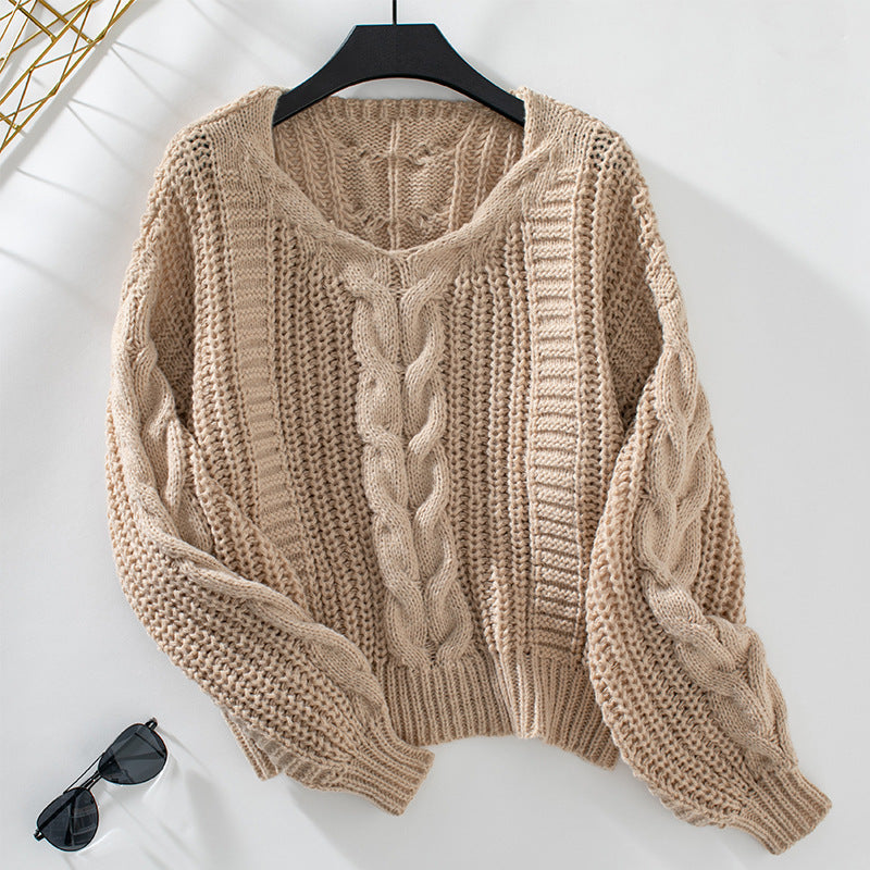 Pull Chic pour Femme avec Col Asymétrique Raffiné