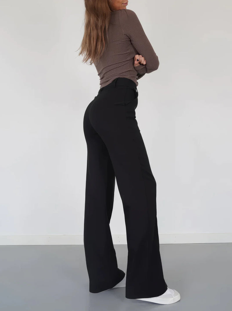 Pantalon femme évasé tendance au style contemporain