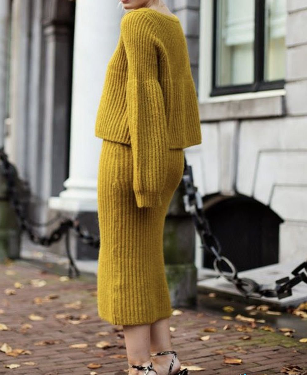 Pull à Col Rond à Manches Longues pour Femmes – Parfait pour l'Automne