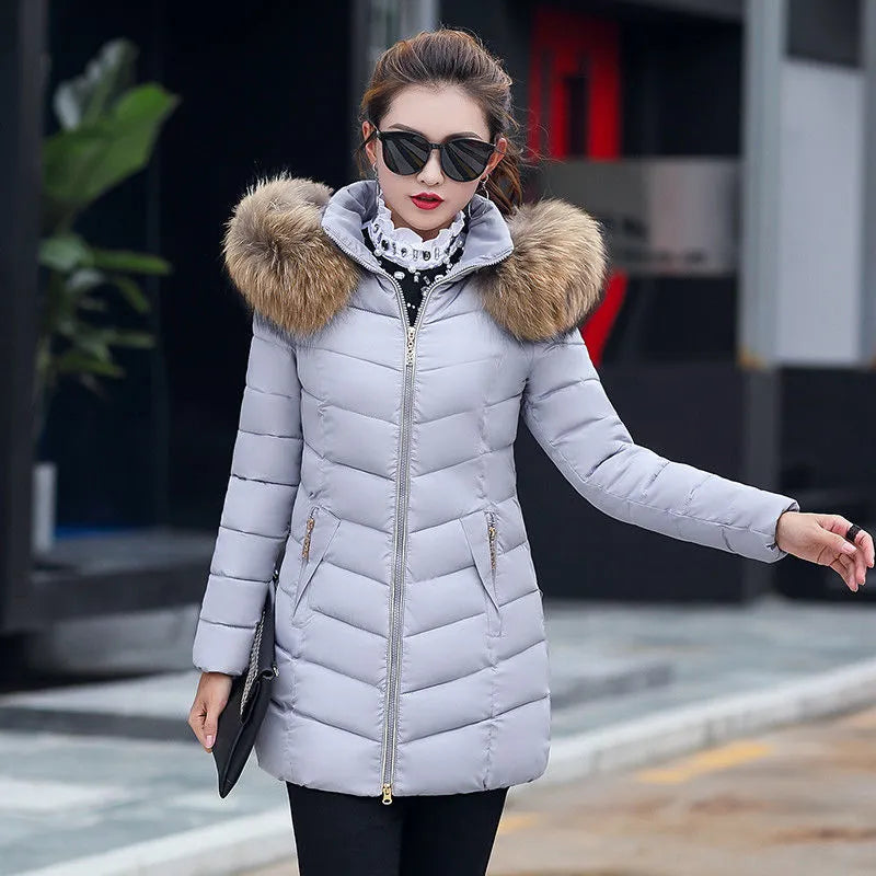 Manteau d'Hiver Chaud pour Femmes avec Capuche - Confort et Élégance par Temps Froid