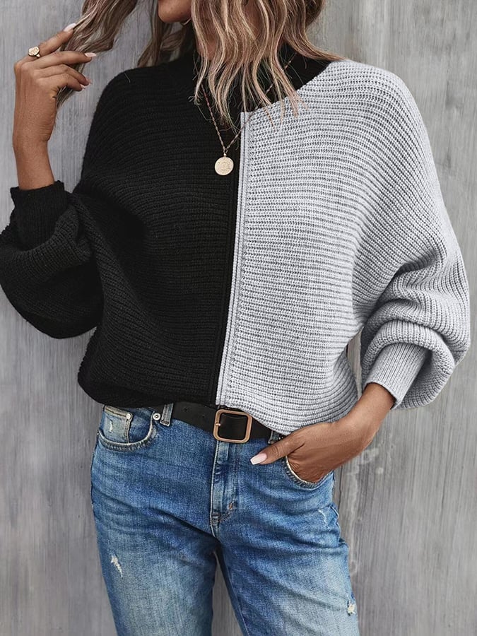 Pull tendance au design asymétrique : originalité et confort