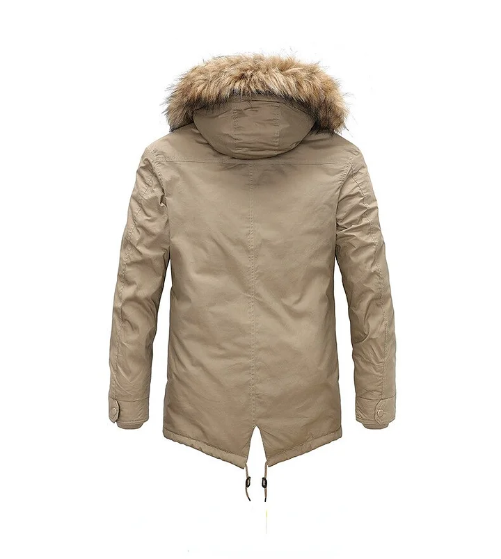 Veste d'Hiver pour Homme - Parka Épais avec Capuche et Doublure Amovible | Manteau Chaud | Blouson de Mode Oversize