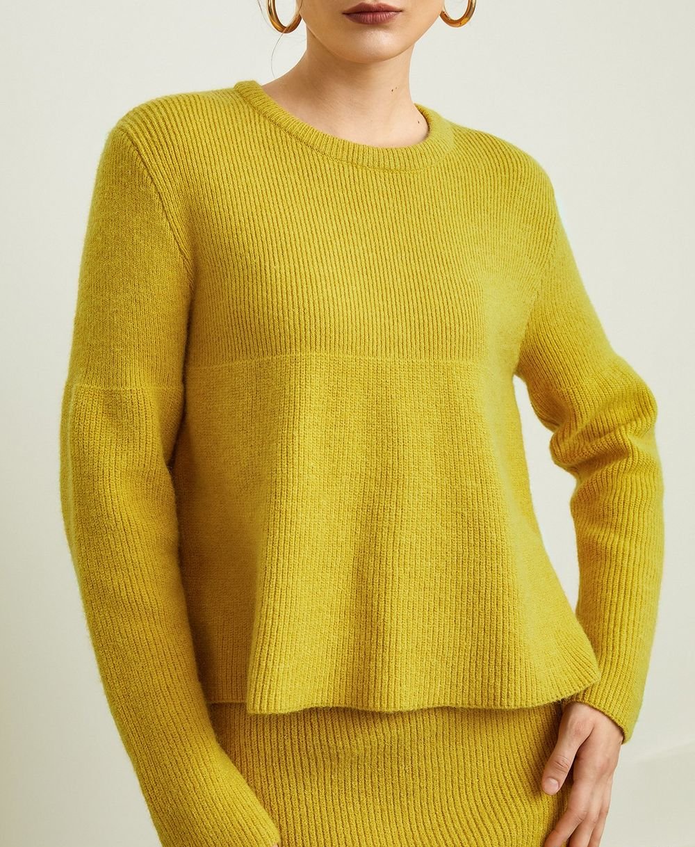 Pull à Col Rond à Manches Longues pour Femmes – Parfait pour l'Automne