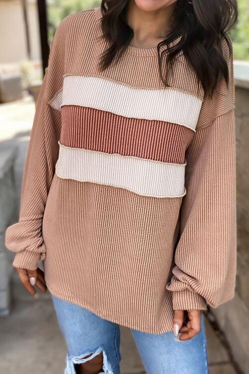 Blouse Élégante pour Femme avec Conception Original et Manches Tendance