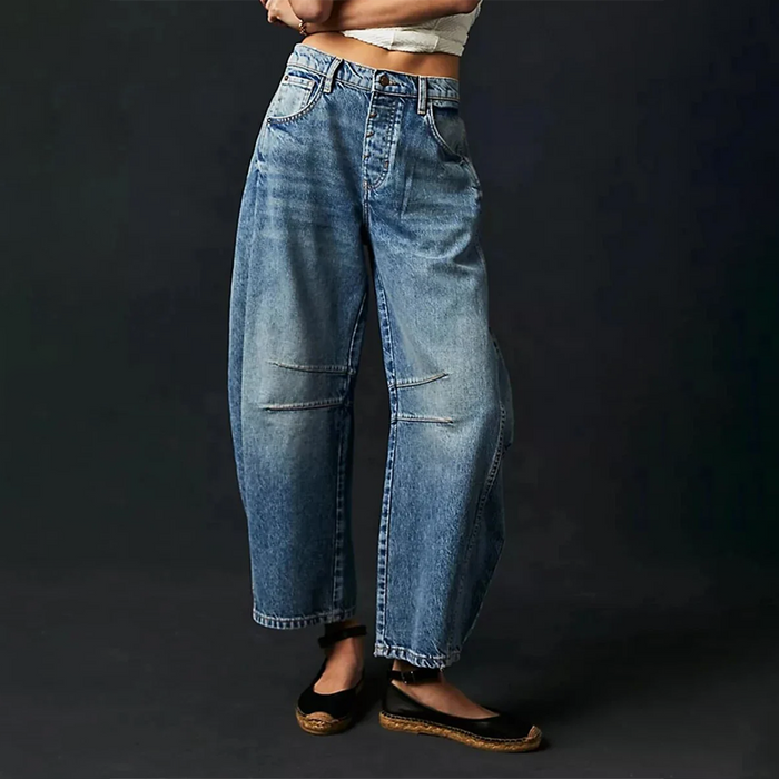 Un jean large et élégant pour un confort quotidien