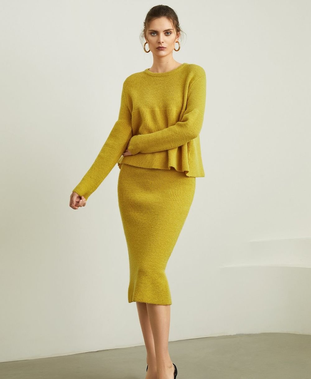 Pull à Col Rond à Manches Longues pour Femmes – Parfait pour l'Automne