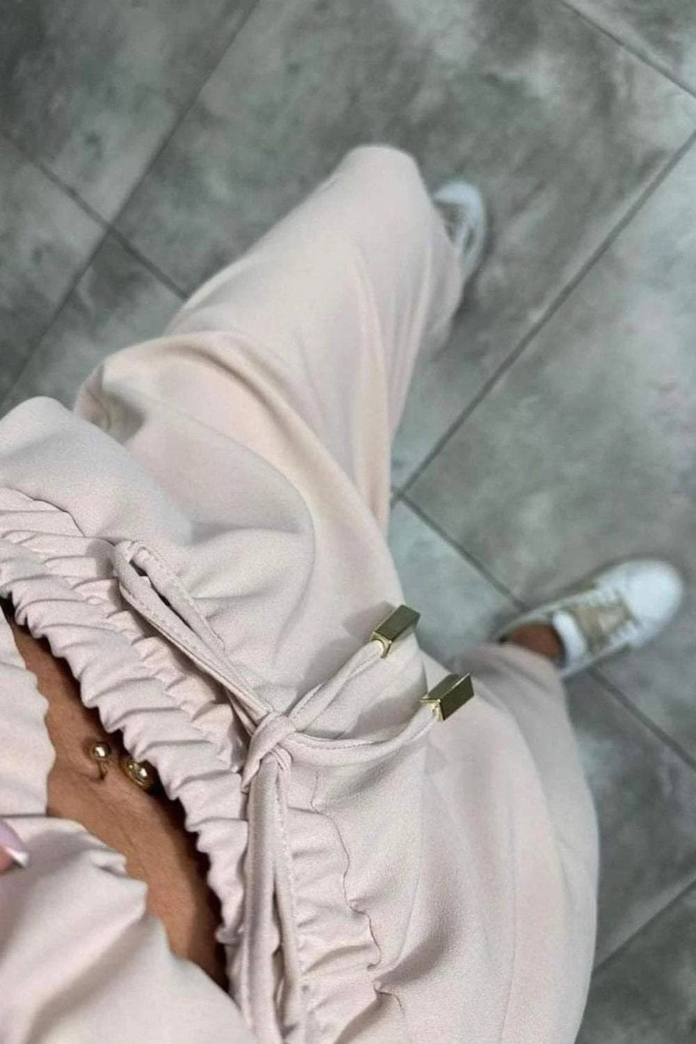 Ensemble Deux Pièces pour Femme - Chemise et Pantalon Uni Élégant