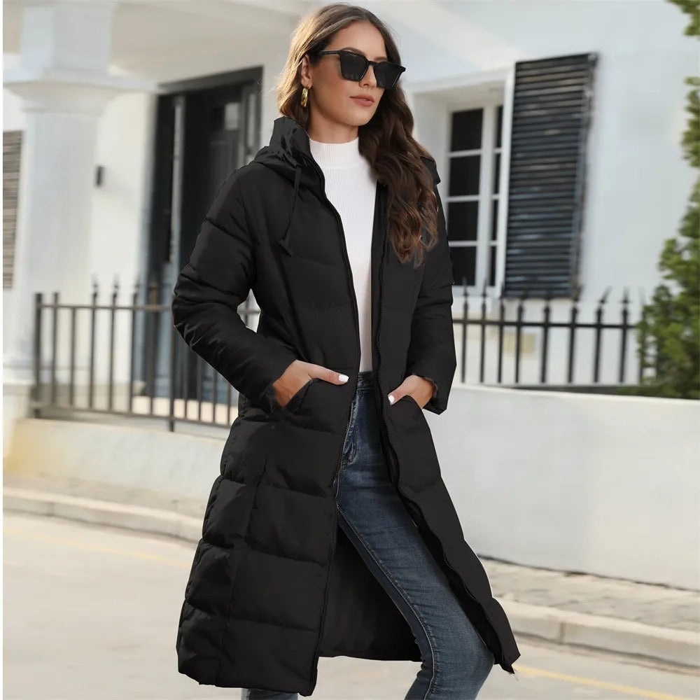 Manteau Longues d’Hiver pour Femme Élégant et Confortable