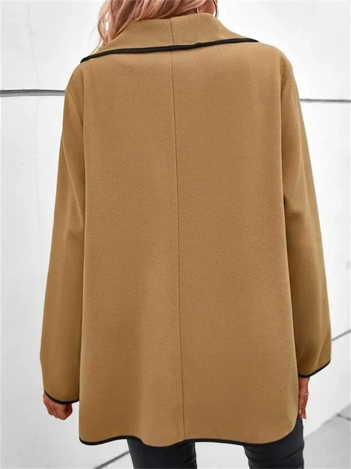Manteau à manches longues élégant pour la saison froide
