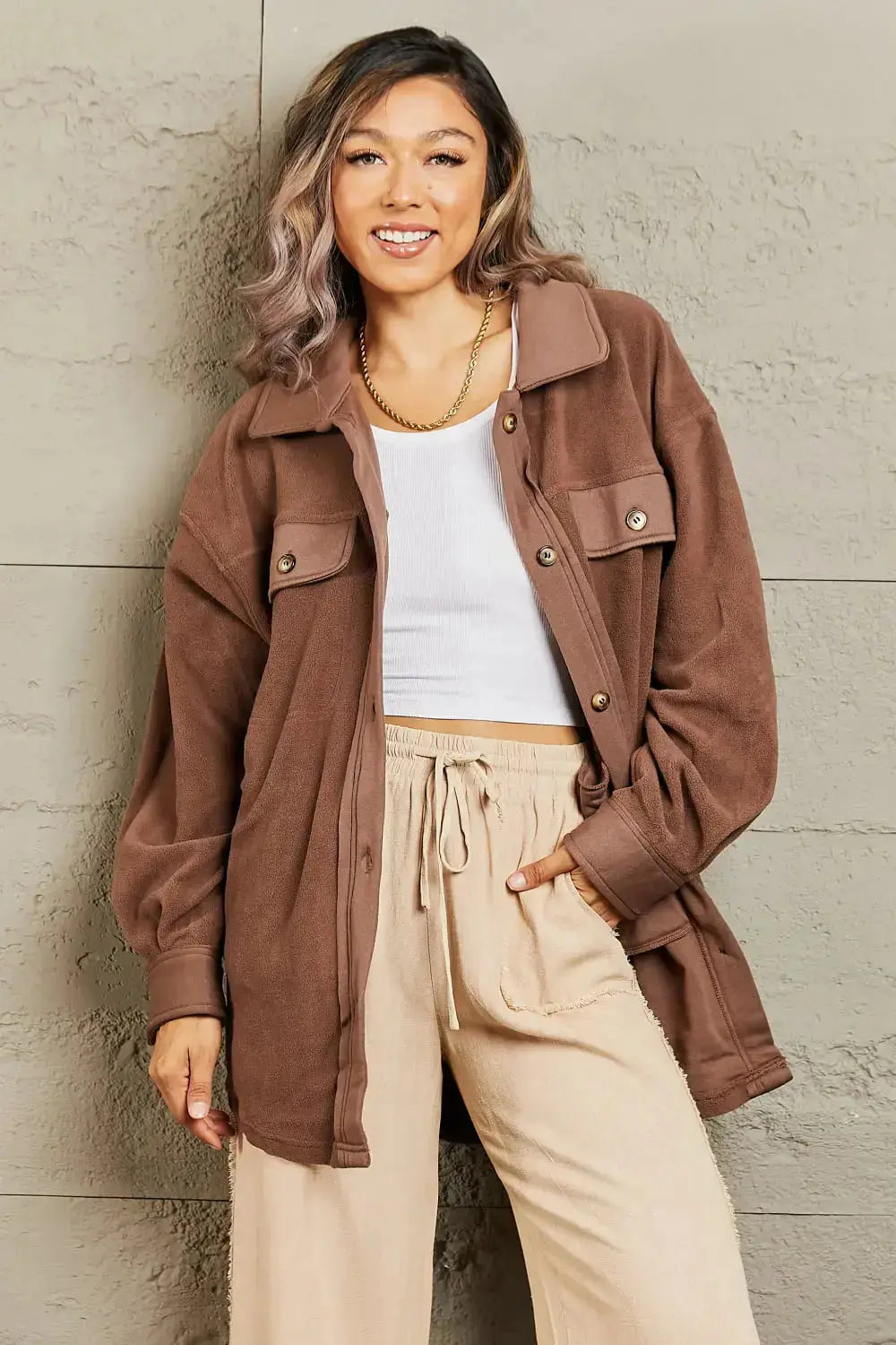 Chemise boutonnée élégante pour plus de confort