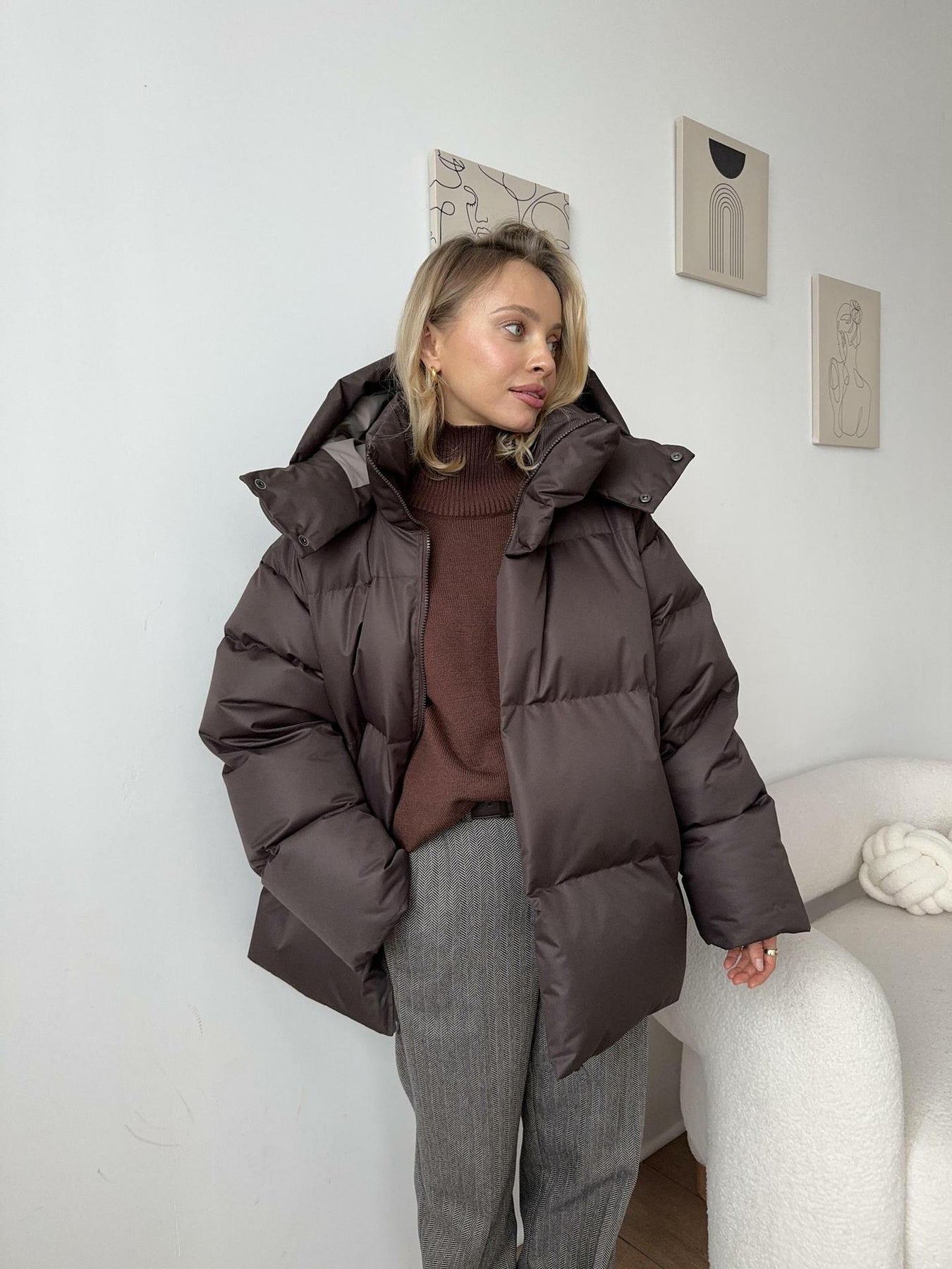 Veste oversize tendance pour femme - Confort et style au quotidien