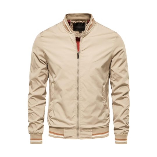 Veste Homme à Col Montant – Style Élégant et Contemporain