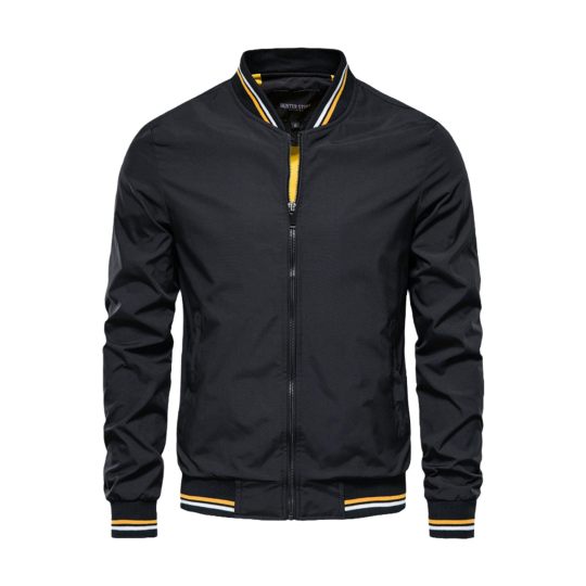 Veste Homme à Col Montant – Style Élégant et Contemporain