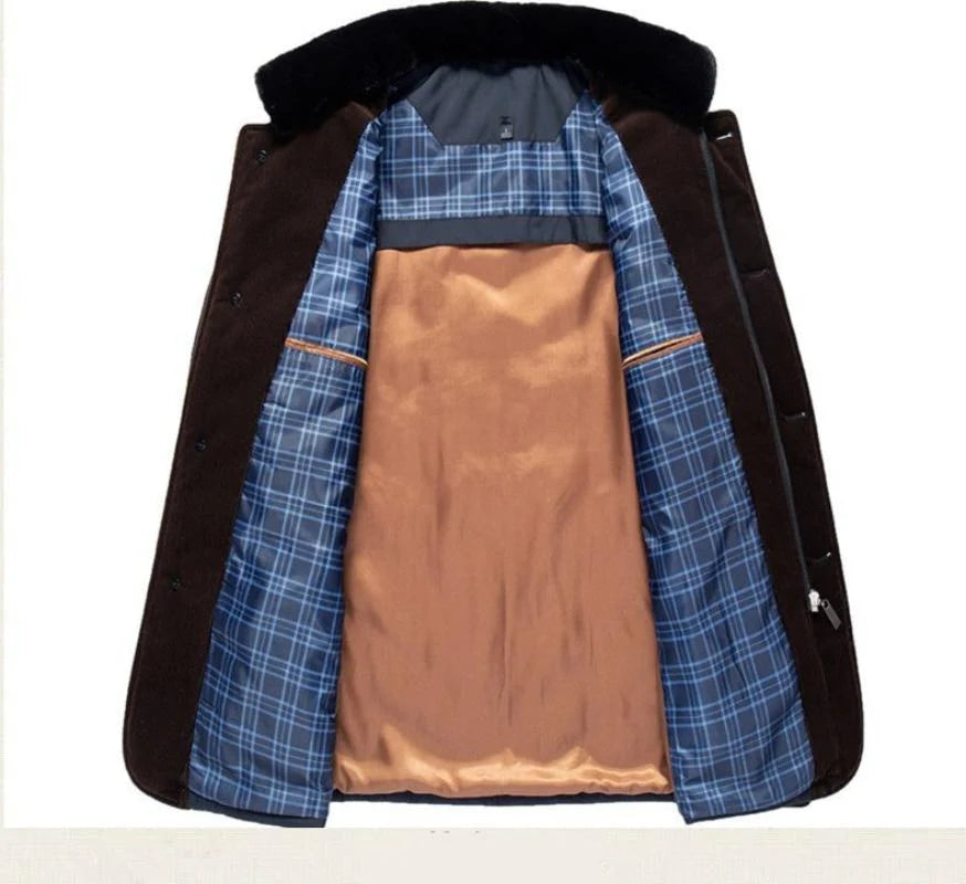 Veste Classique à Col pour Homme – Élégante et Confortable Vêtement d'Extérieur