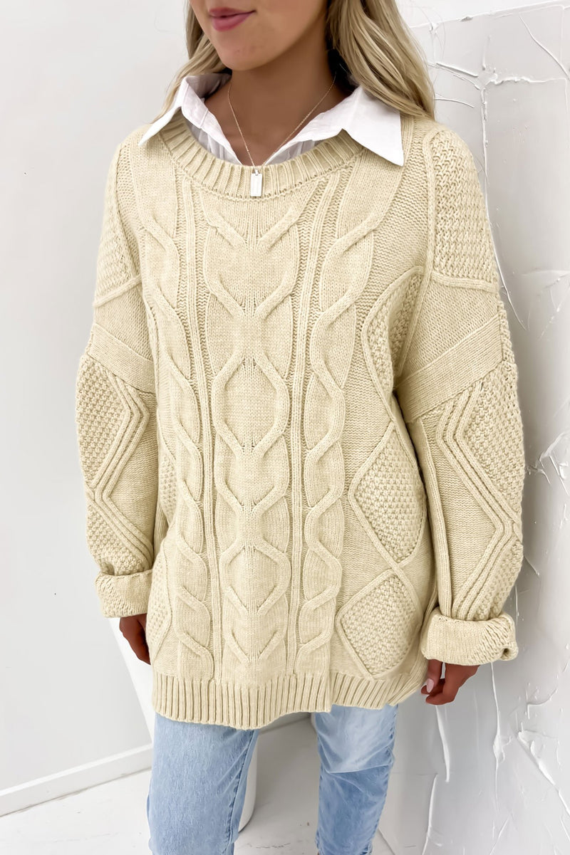 Pull Femme Tendance à Coupe Large – Regarder Moderne et Élégant