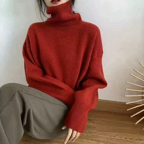 Pull Col Roulé Décontracté – Confort et Élégance pour Toutes les Occasions