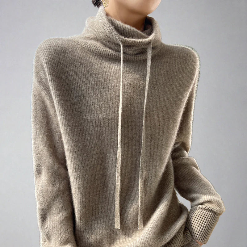 Pull élégant avec décolleté