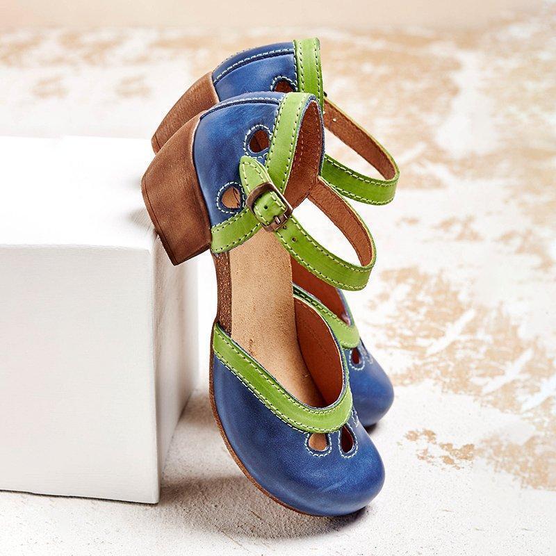 Sandales Élégantes pour Femme à Talon Bas