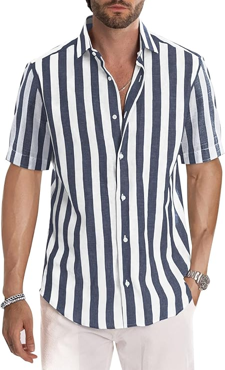 Hugo - Chemise Décontractée à Manches Courtes pour Homme