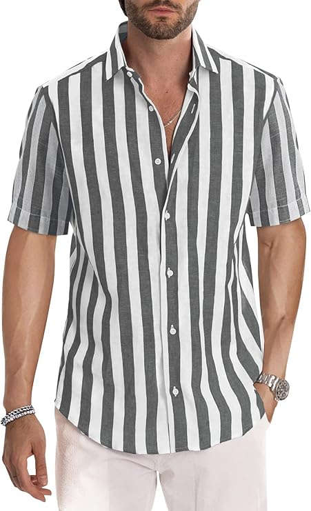 Hugo - Chemise Décontractée à Manches Courtes pour Homme