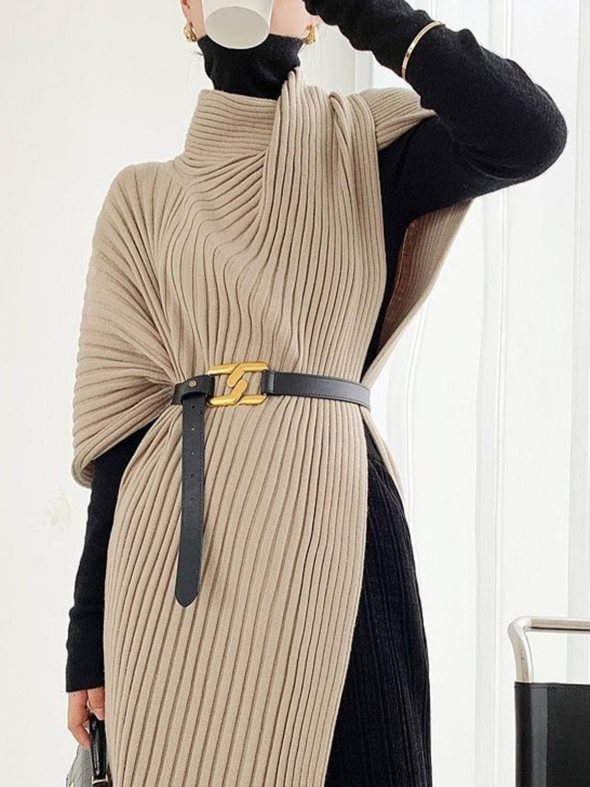 Pull Asymétrique au Style Urbain