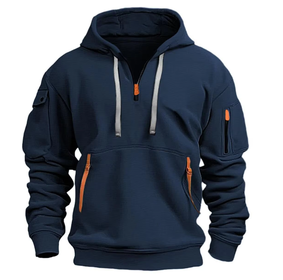 Sweat à capuche pour homme conçu pour les activités extérieures et le style décontracté