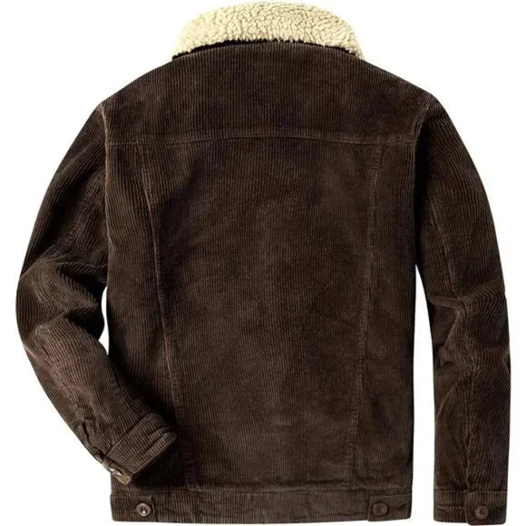 Veste Trucker Doublée pour Homme - Manteau Épais et Chaud pour l'Hiver