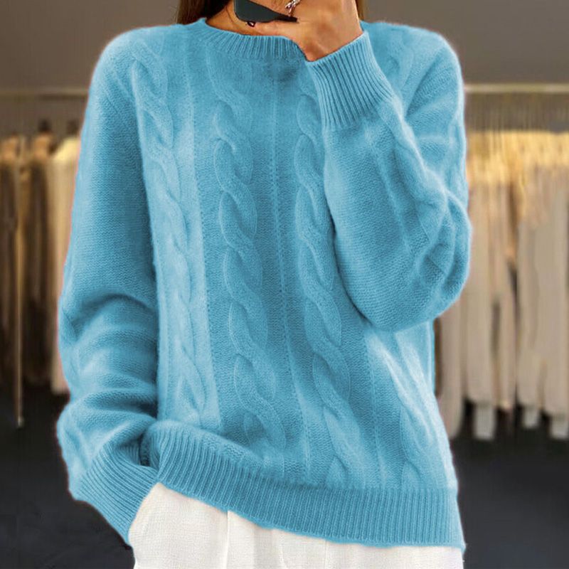 Pull élégant au tricot unique
