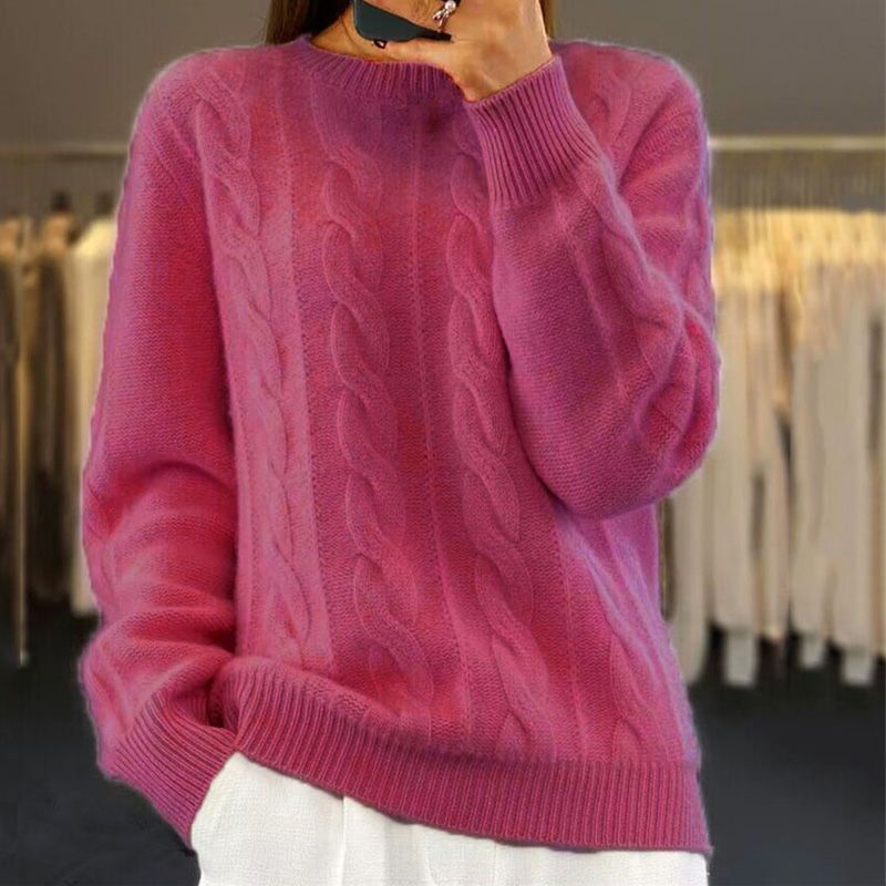 Pull élégant au tricot unique