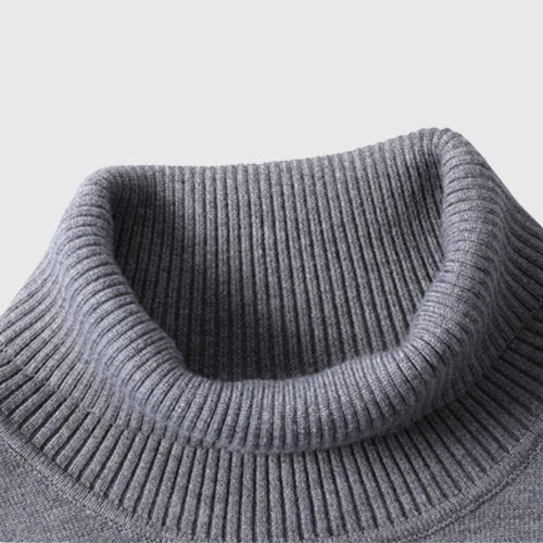Pull Col Roulé Classique et Élégant pour Homme