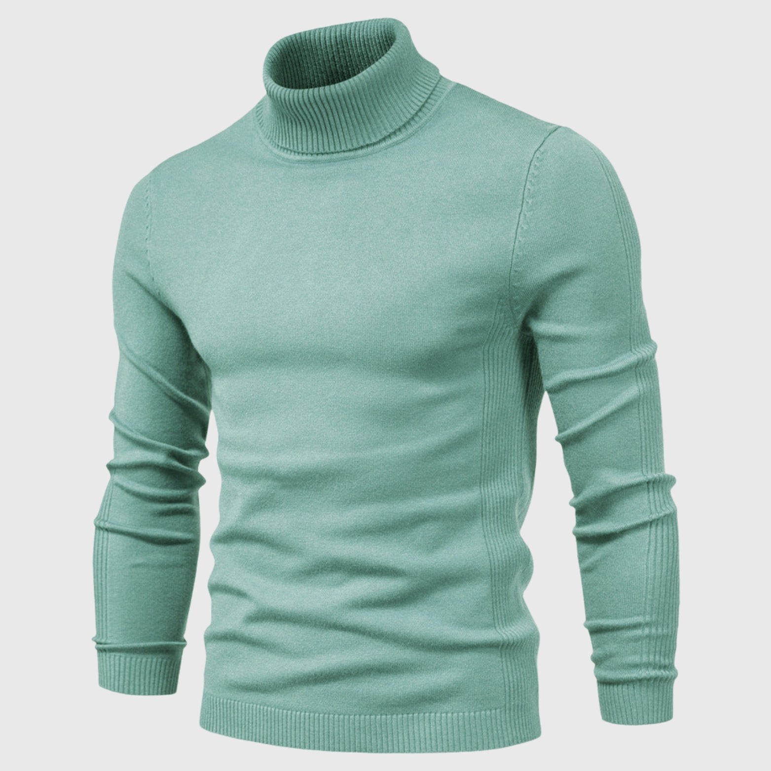 Pull Col Roulé Classique et Élégant pour Homme