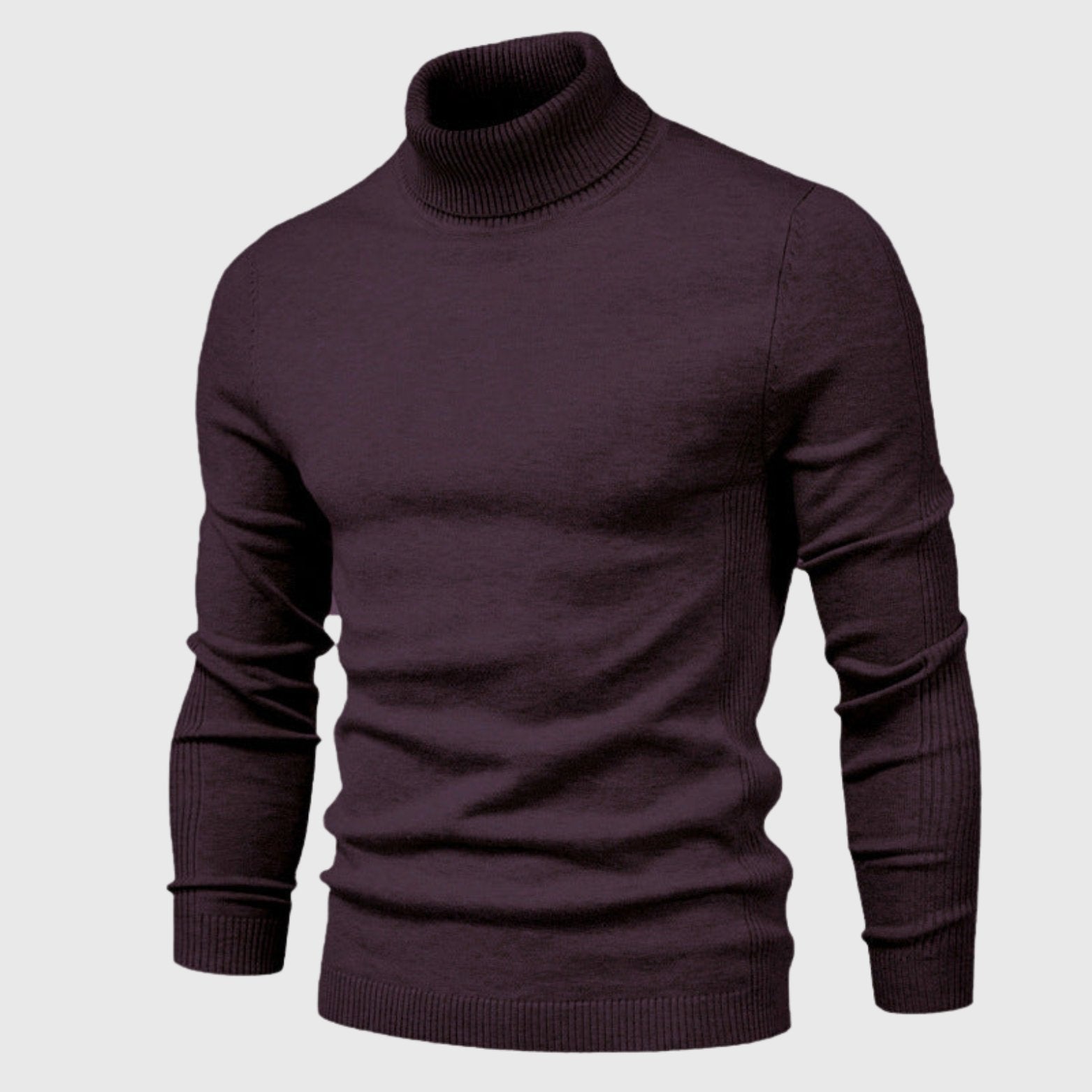 Pull Col Roulé Classique et Élégant pour Homme