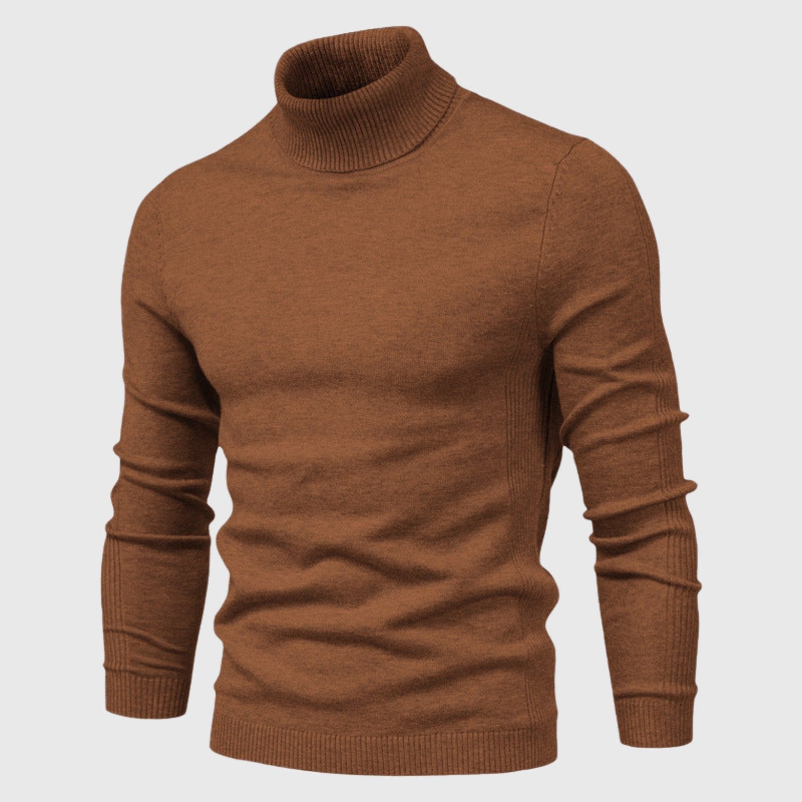Pull Col Roulé Classique et Élégant pour Homme