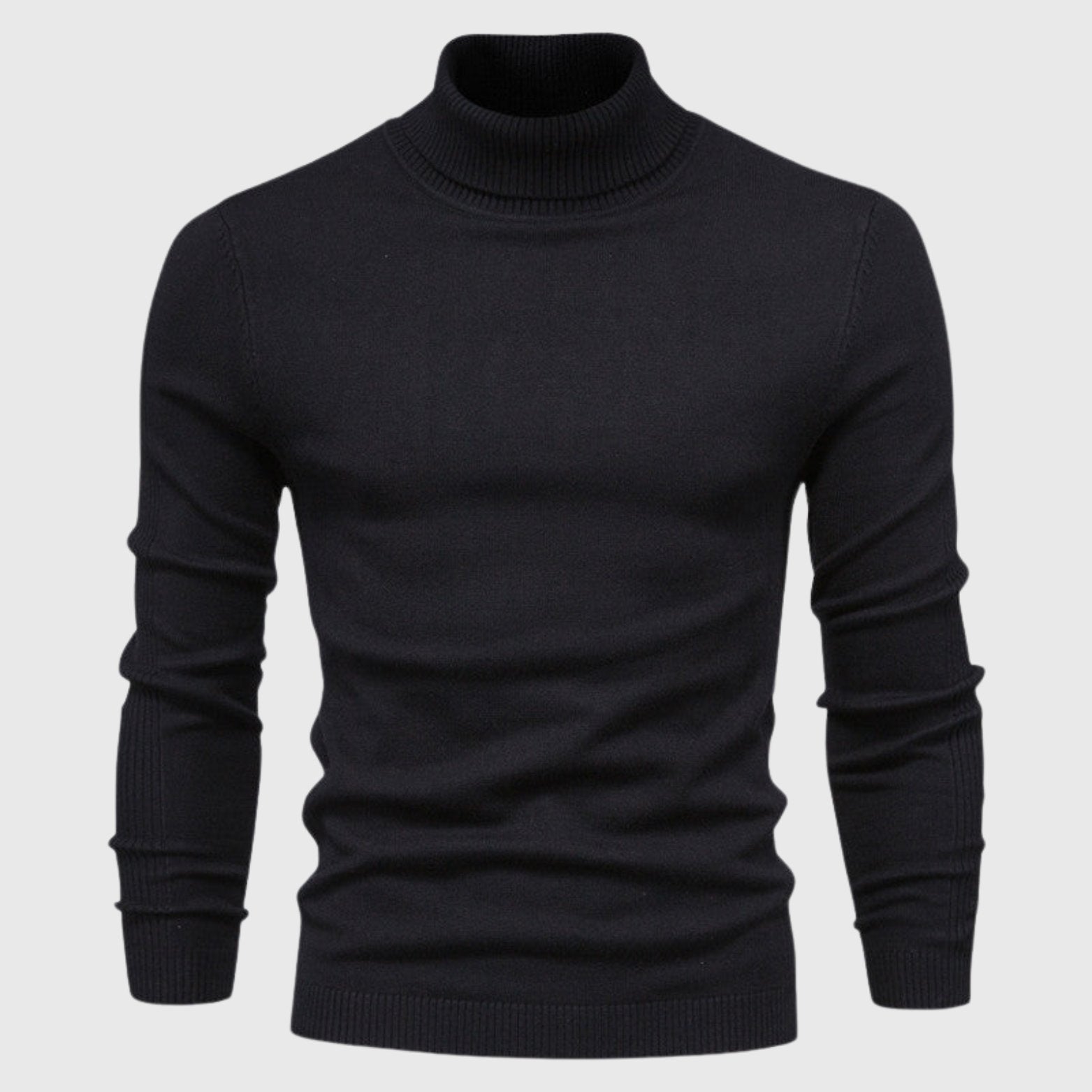 Pull Col Roulé Classique et Élégant pour Homme