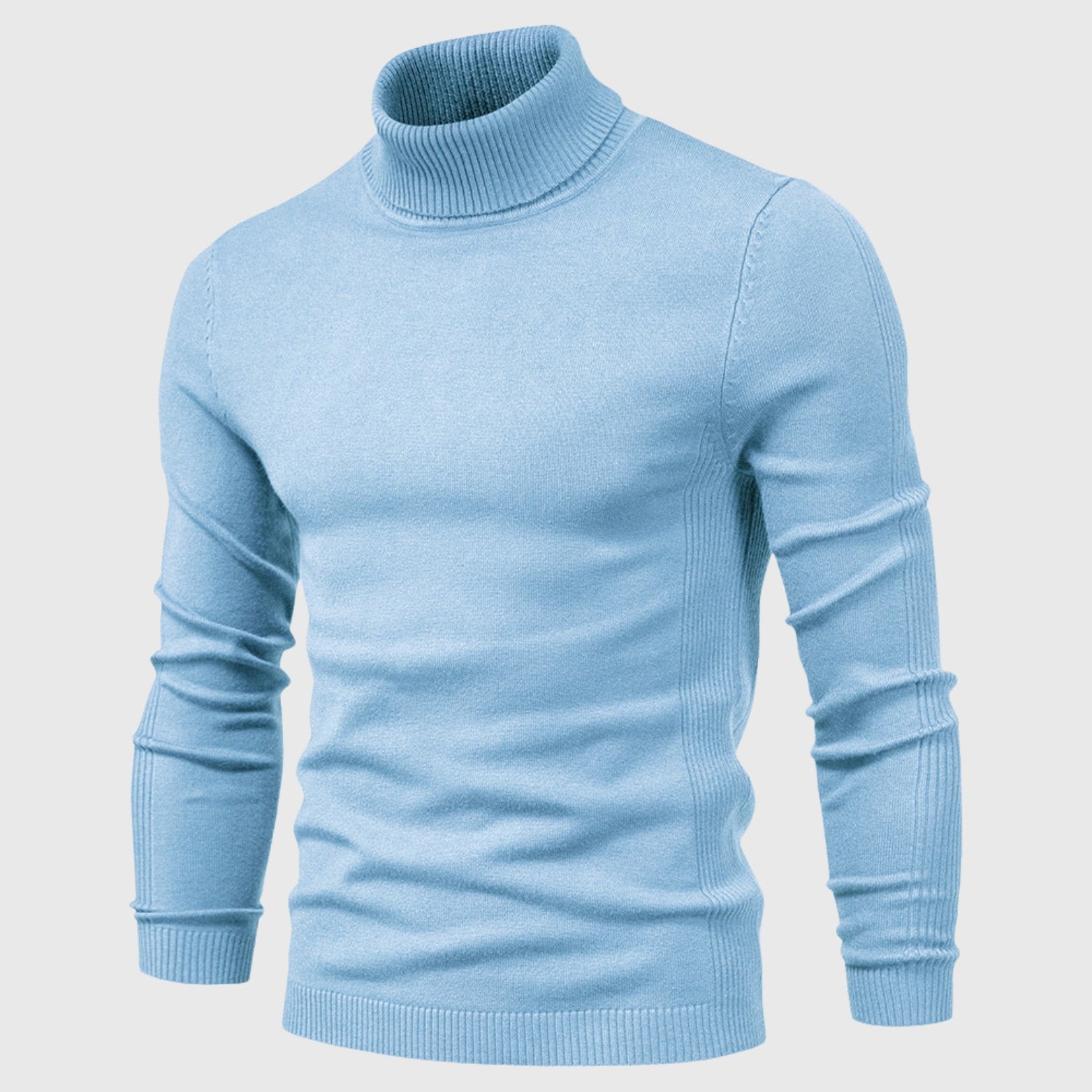 Pull Col Roulé Classique et Élégant pour Homme