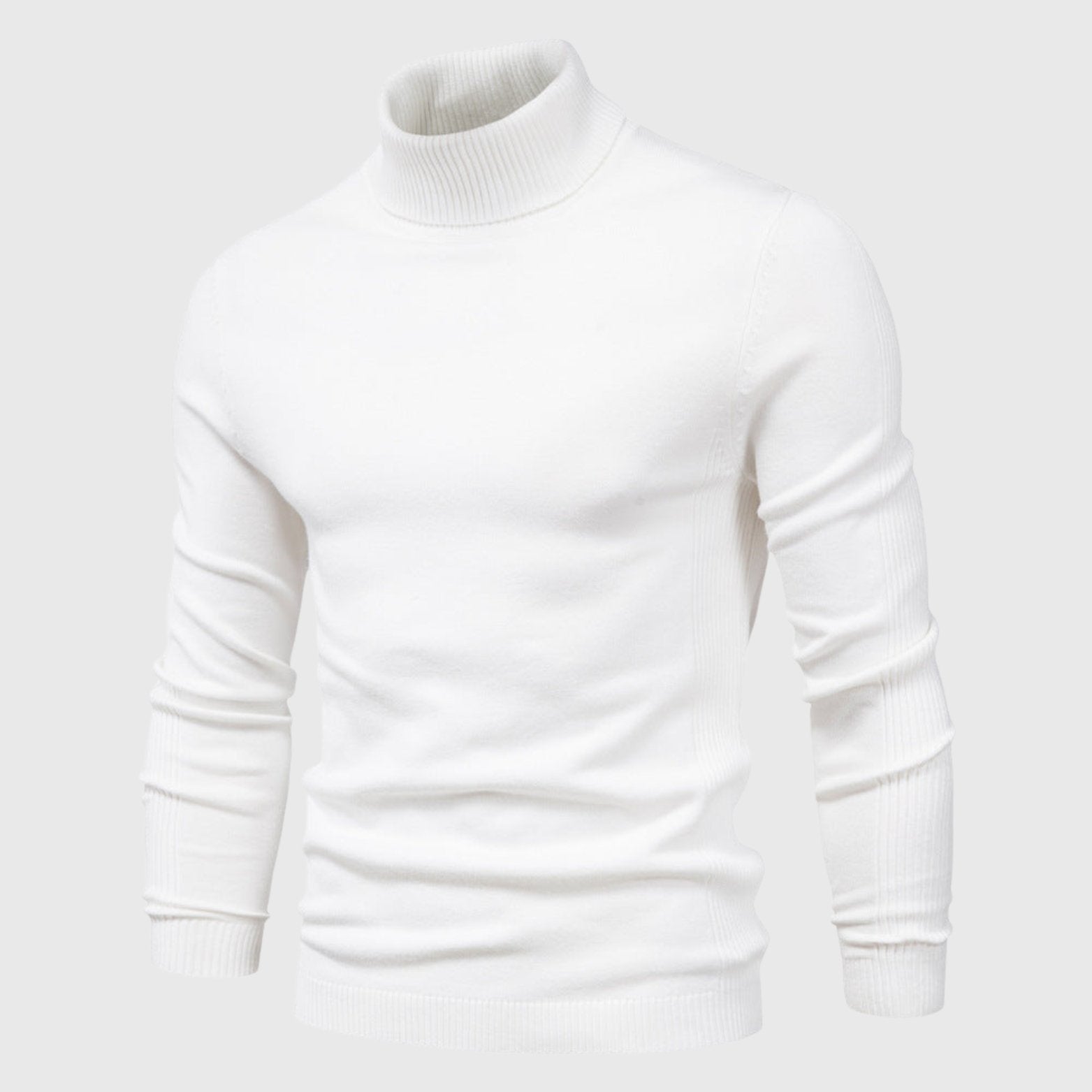Pull Col Roulé Classique et Élégant pour Homme