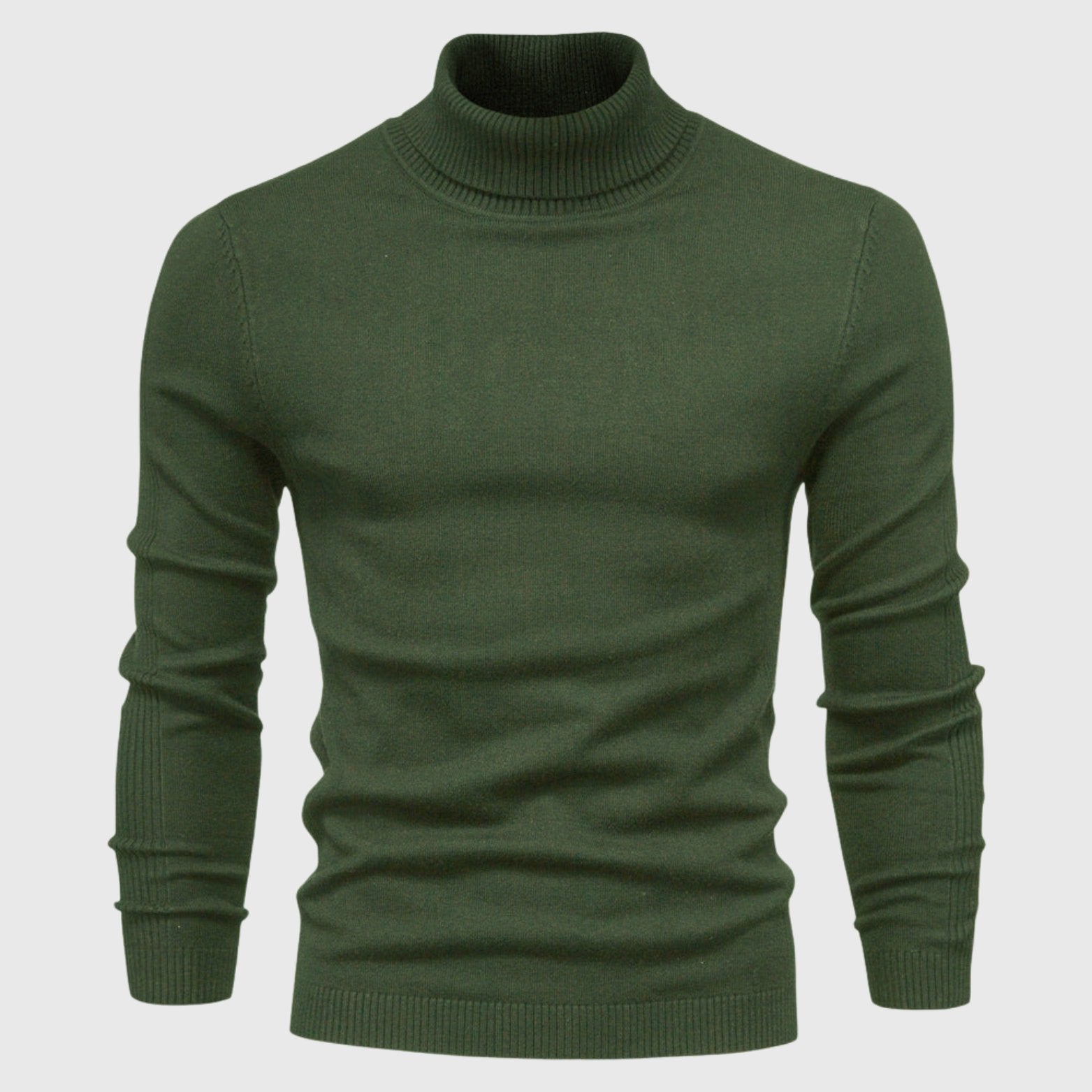 Pull Col Roulé Classique et Élégant pour Homme