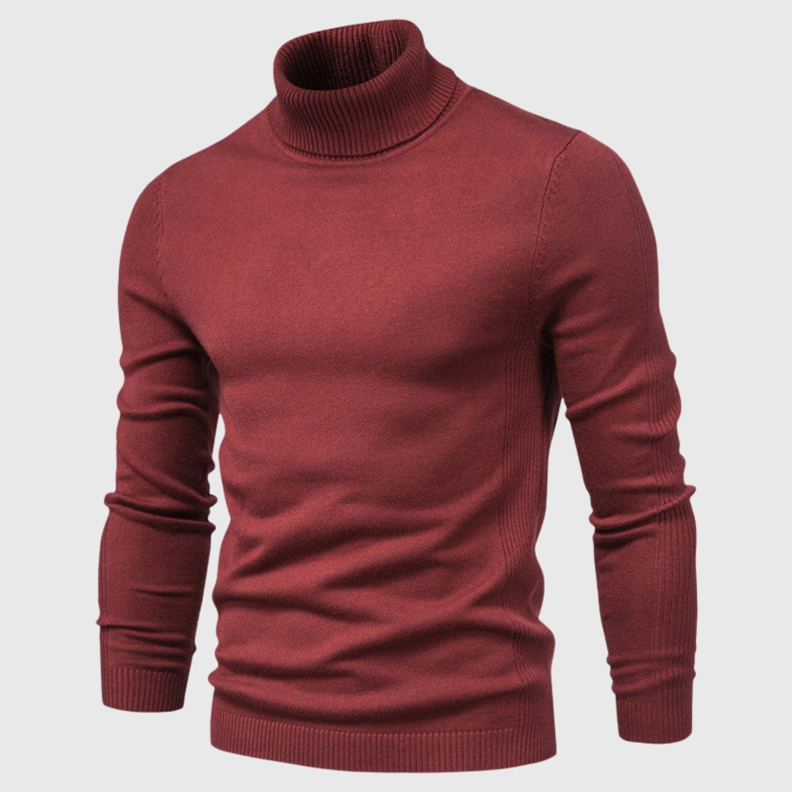 Pull Col Roulé Classique et Élégant pour Homme
