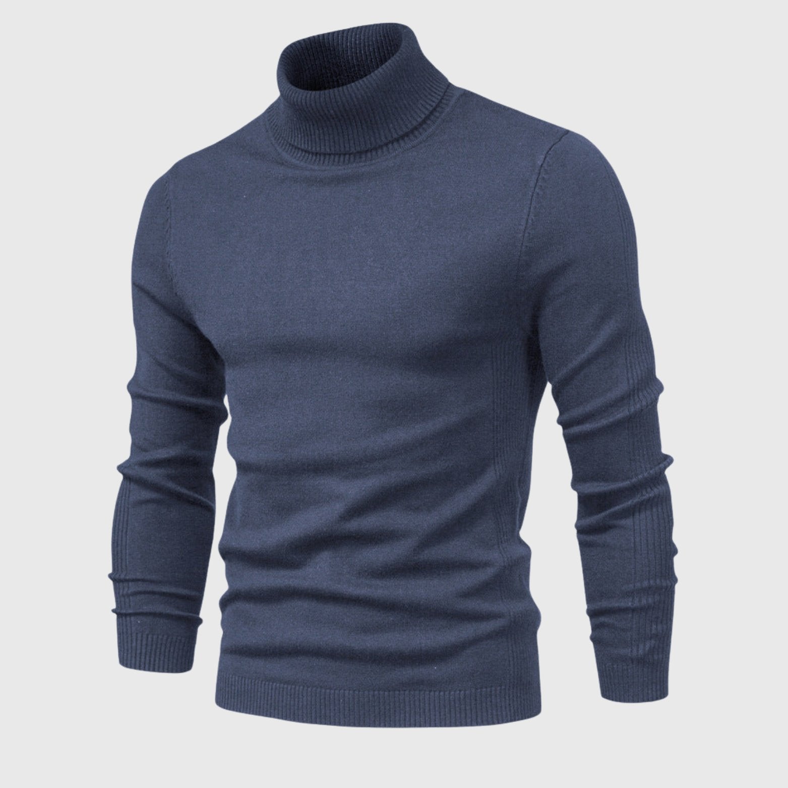 Pull Col Roulé Classique et Élégant pour Homme