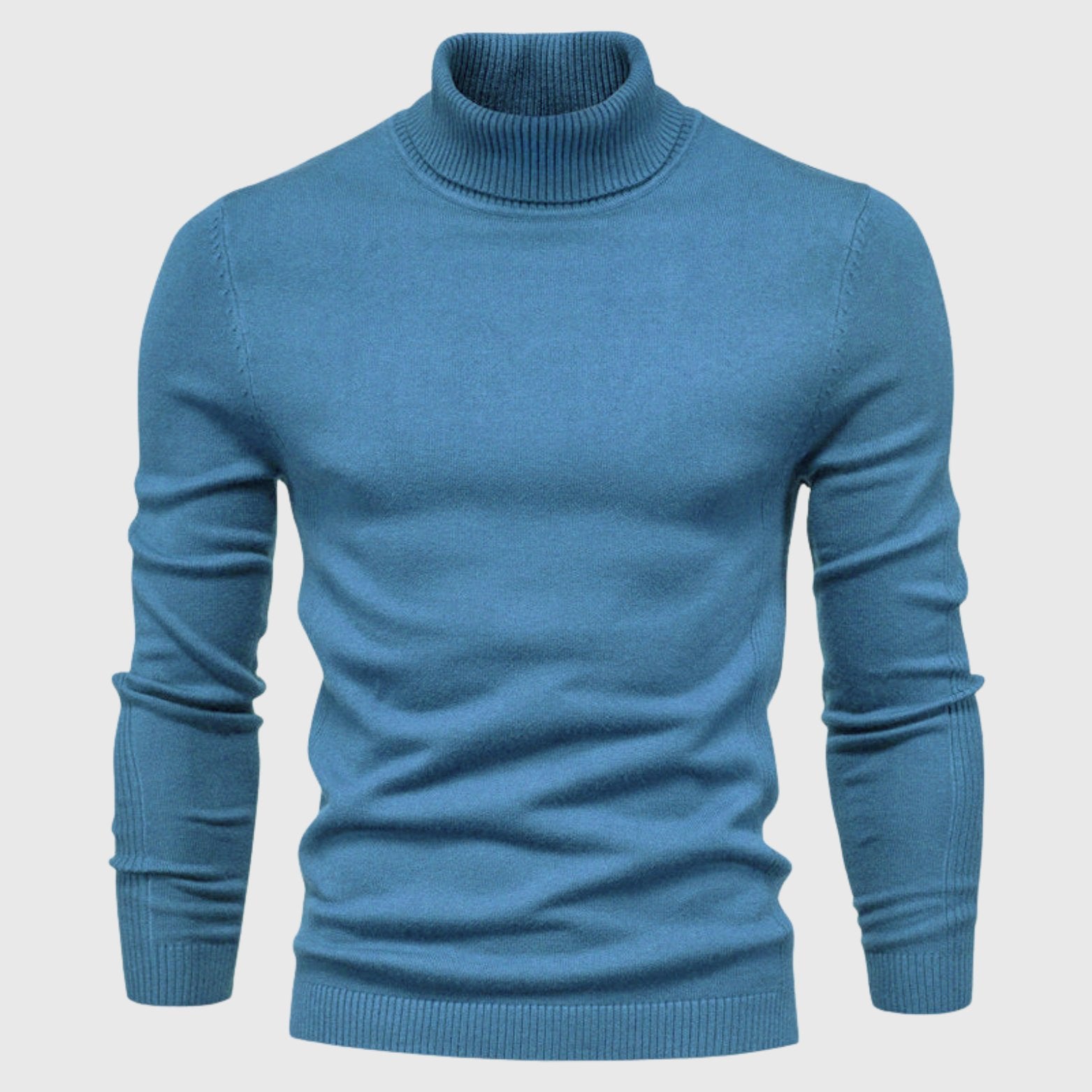 Pull Col Roulé Classique et Élégant pour Homme