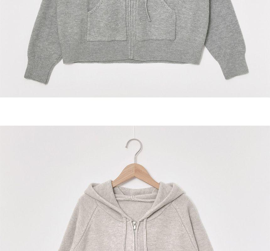 Hoodie Tricot à Zipper - Confortable pour un Style Décontracté