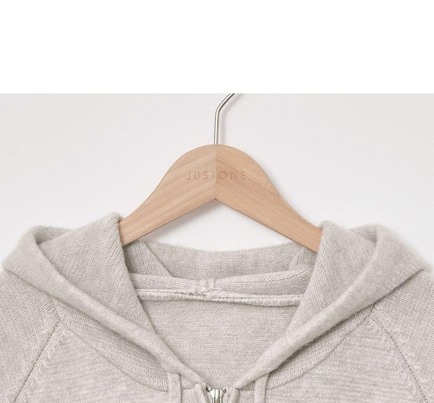 Hoodie Tricot à Zipper - Confortable pour un Style Décontracté