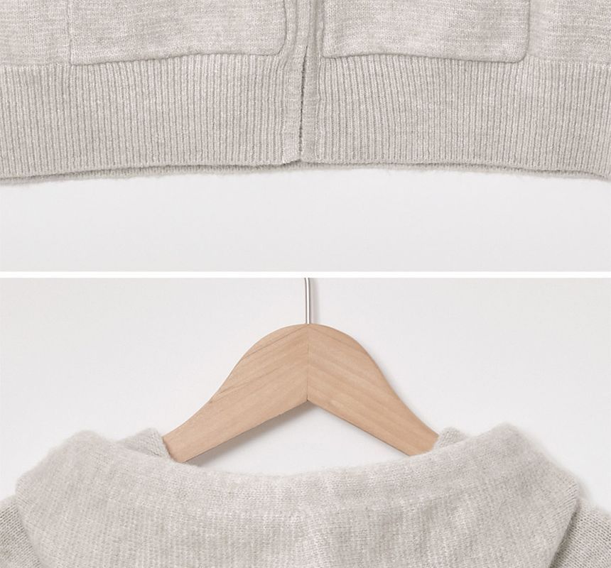 Hoodie Tricot à Zipper - Confortable pour un Style Décontracté