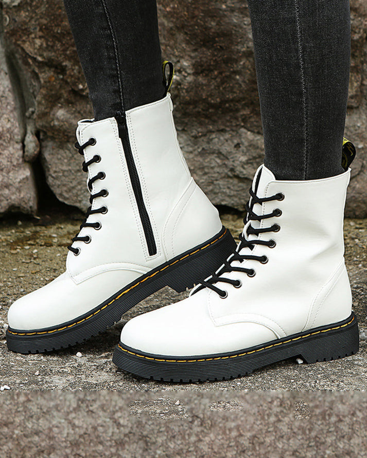 Bottines Stylées pour Femme avec Fermeture à Lacets Tendances