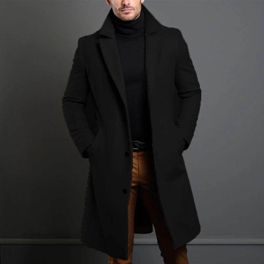 Manteau longues d’hiver pour homme au conception élégant