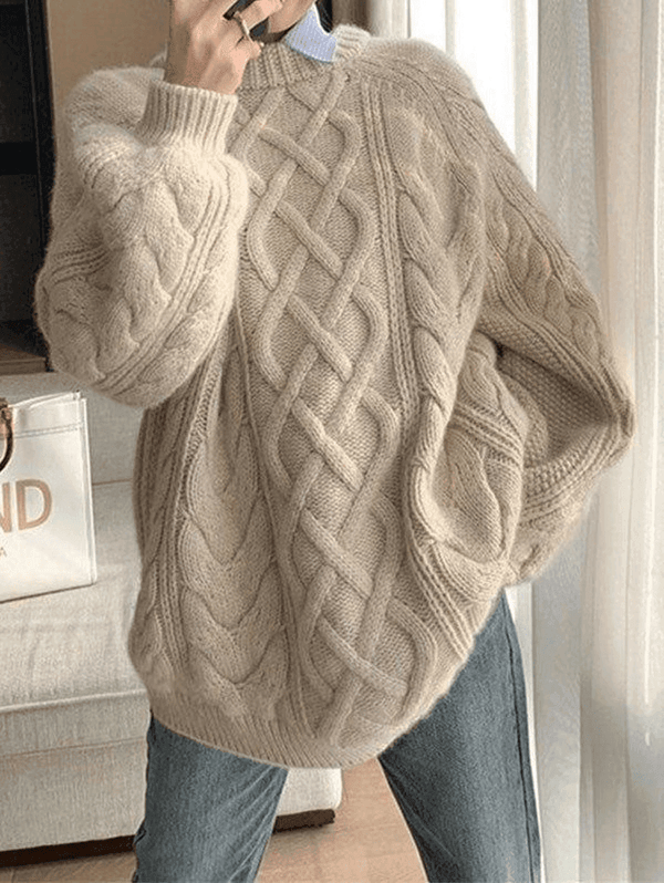 Pull en tricot douillet pour les journées froides