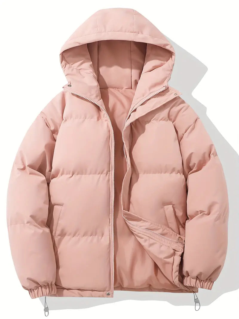 Manteau d'hiver chaud avec capuche pour femme