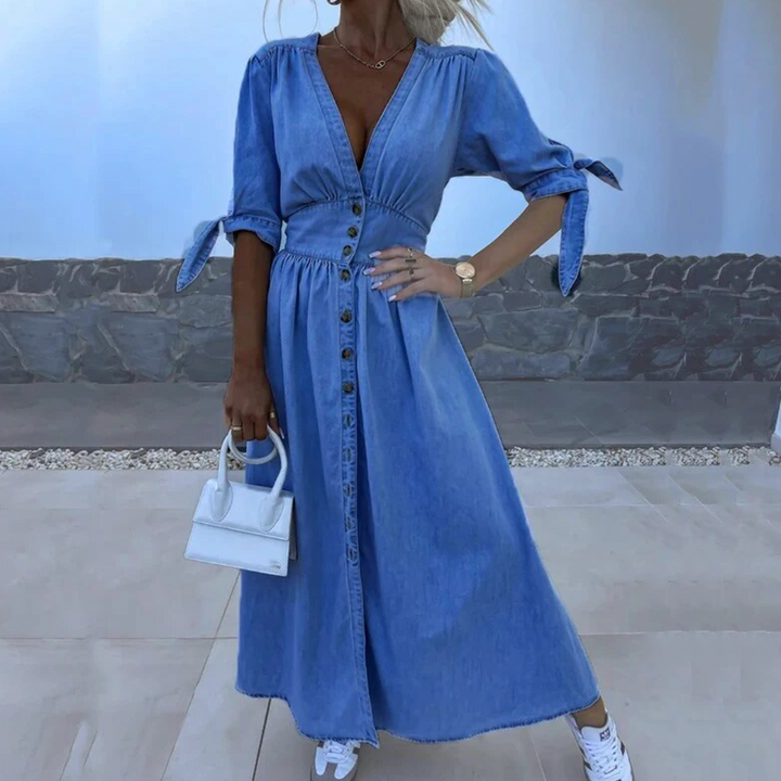 Haidi - Robe tendance en denim pour femmes