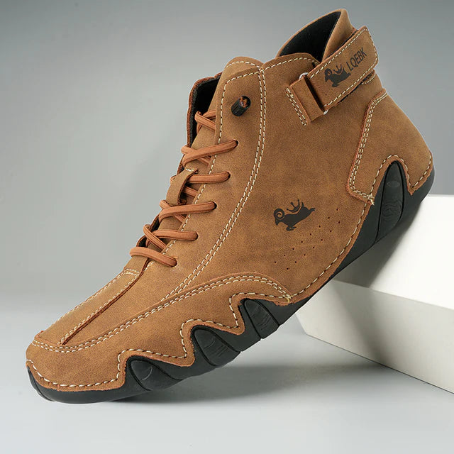 Barefoot antidérapant ultra-confortable en cuir véritable